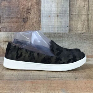 Euro Soft By Sofft Carita Loafee Womens 7M Black Gold Camo Slip On Comfort Shoes